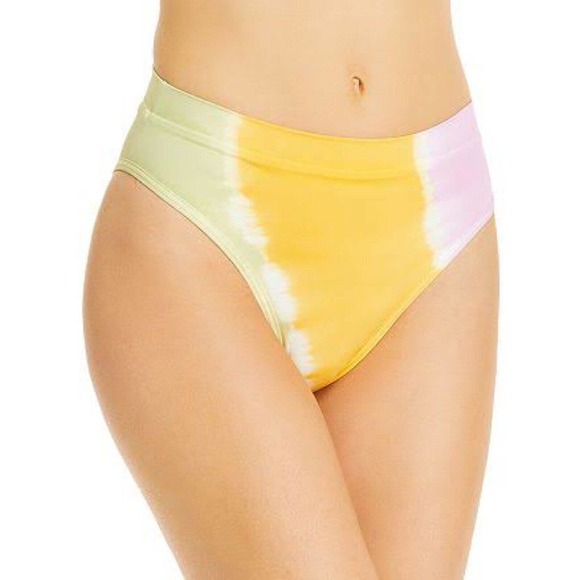 NWT L*Space Womens Frenchi Printed High Waisted Bikini Bottoms Size Medium‎ $110 - Picture 1 of 11